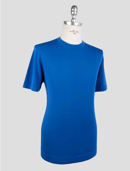Drumohr Blue Cotton T-Shirt 2