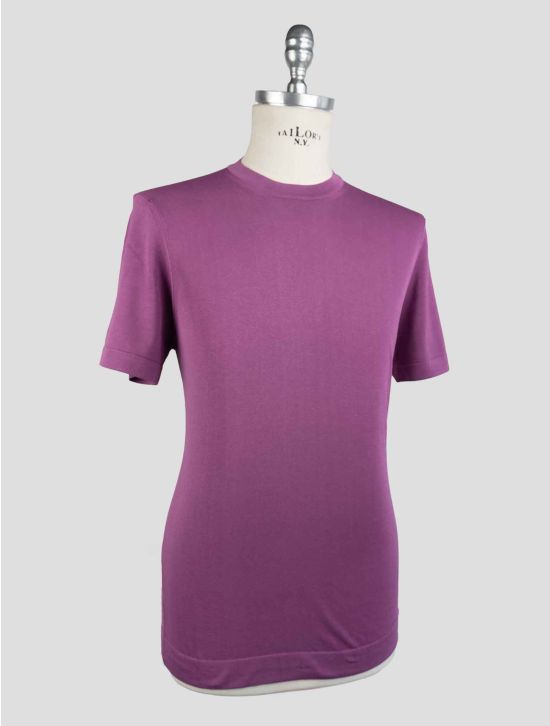 Drumohr Violet Cotton T-Shirt 2