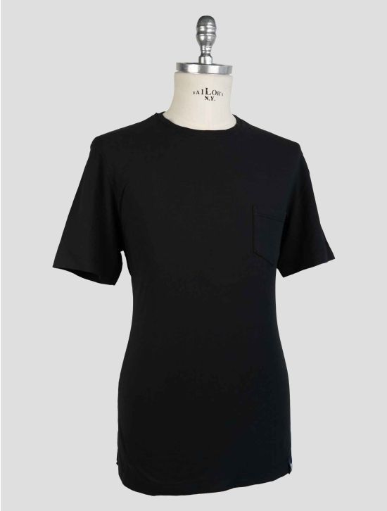 Drumohr Black Cotton T-Shirt 2