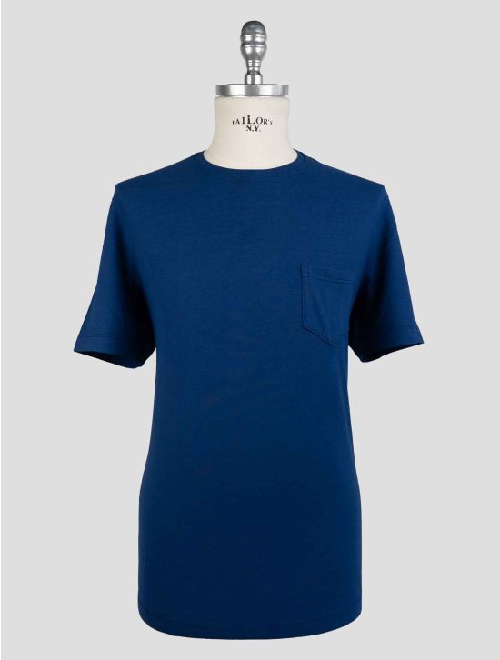Drumohr Blue Cotton T-Shirt 1