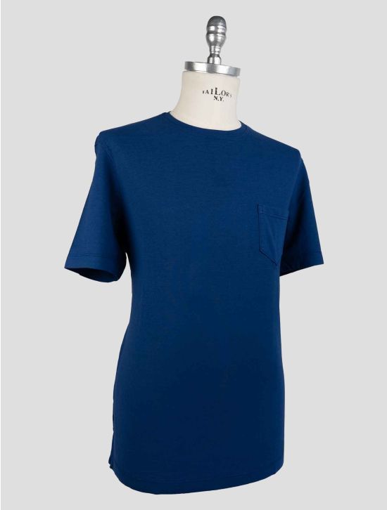 Drumohr Blue Cotton T-Shirt 2