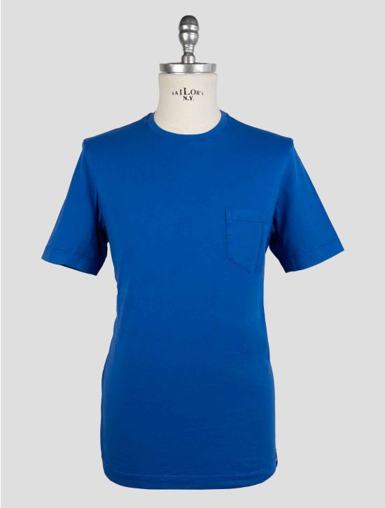 Drumohr Blue Cotton T-Shirt 1