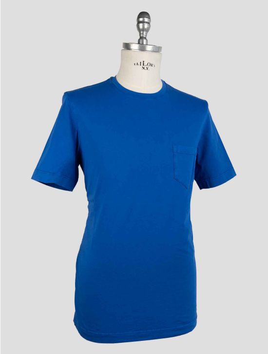 Drumohr Blue Cotton T-Shirt 2