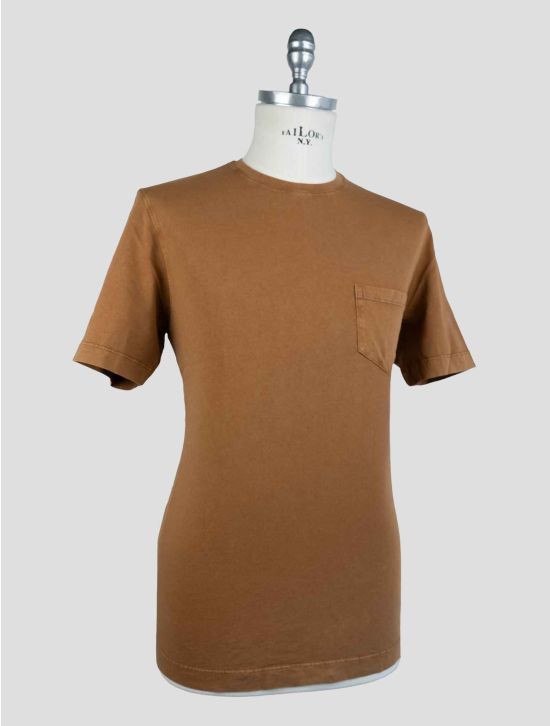 Drumohr Brown Cotton T-Shirt 2