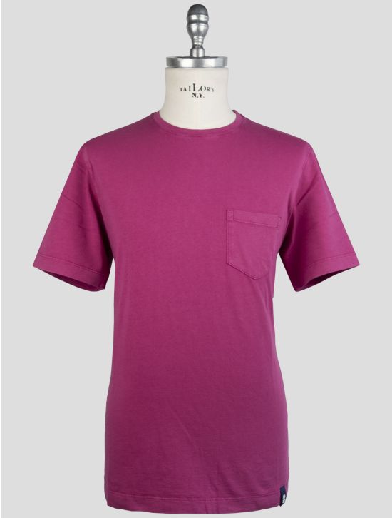 Drumohr Fuchsia Cotton T-Shirt 1