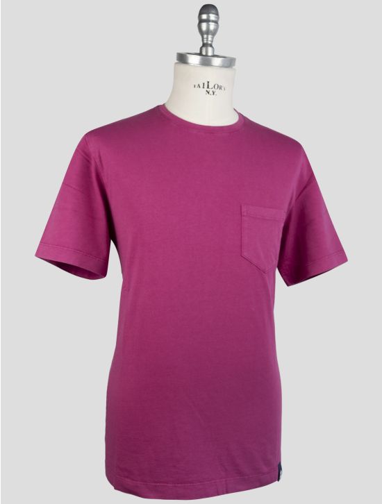 Drumohr Fuchsia Cotton T-Shirt 2