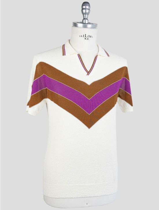Drumohr Multicolor Cotton Silk Polo 2