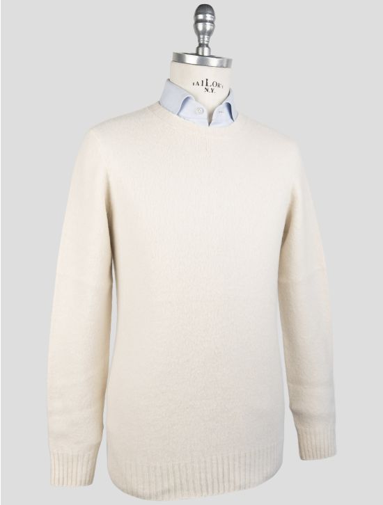 Drumohr Beige Lambswool Sweater Crewneck 2