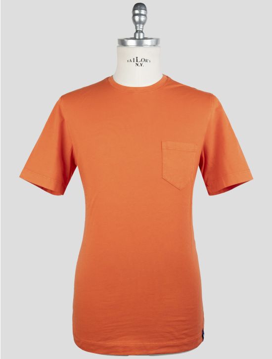 Drumohr Orange Cotton T-Shirt 1