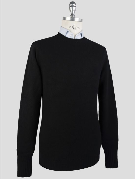 Drumohr Black Cashmere Sweater Crewneck 2