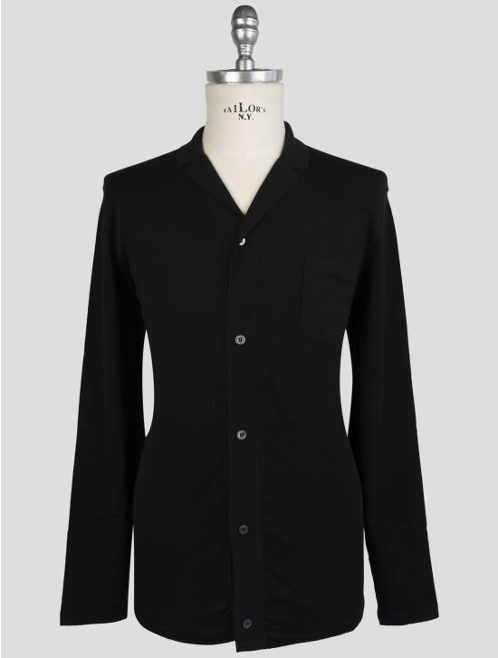 Drumohr Black Cotton Shirts 1