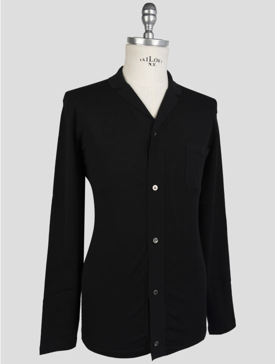 Drumohr Black Cotton Shirts 2