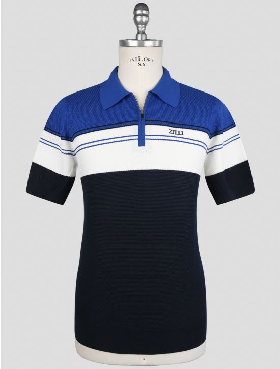 Zilli Multicolor Cotton Silk Polo 1