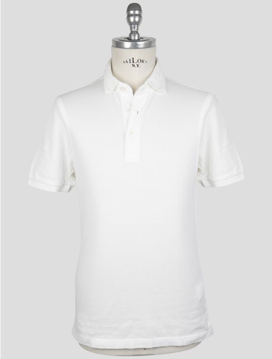 Gran Sasso White Cotton Polo 1