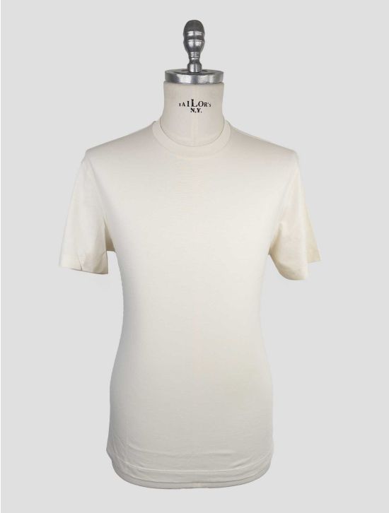 Kired Beige Supima Cotton T-Shirt 1