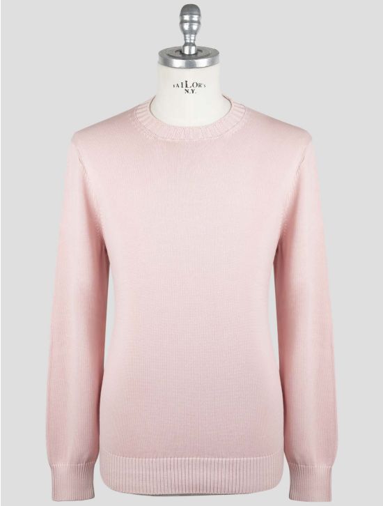 Gran Sasso Pink Cotton Sweater Crewneck 1