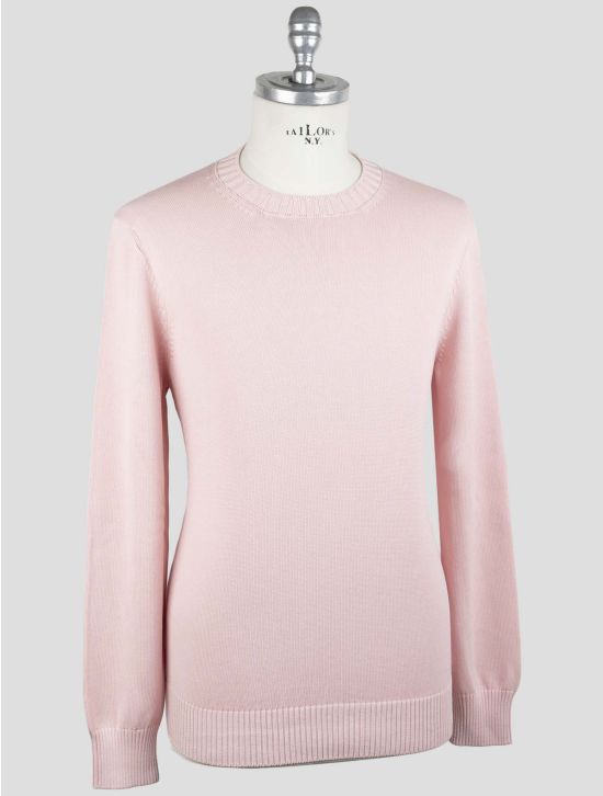 Gran Sasso Pink Cotton Sweater Crewneck 2