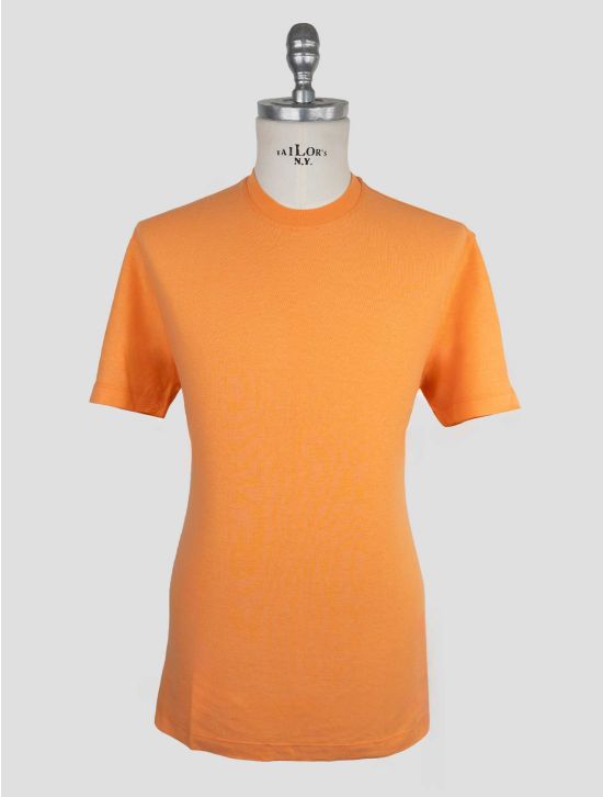Kired Orange Cotton T-Shirt 1