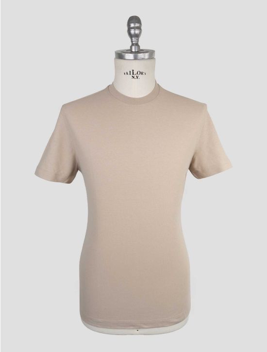 Kired Beige Cotton T-Shirt 1