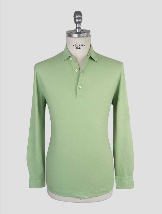 Kired Green Cotton Sweater Polo 1