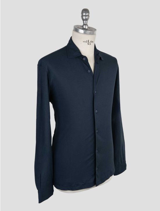 Kired Blue Cotton Sweater Polo 2