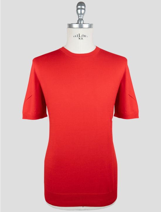 Gran Sasso Red Cotton T-Shirt 1