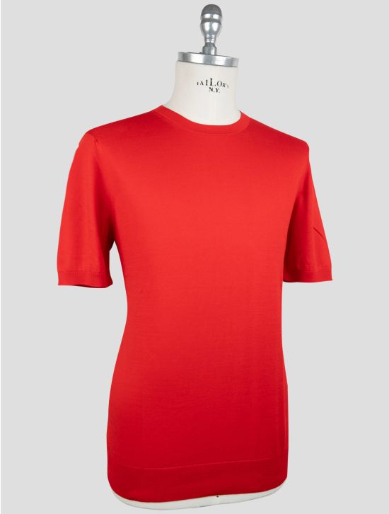Gran Sasso Red Cotton T-Shirt 2