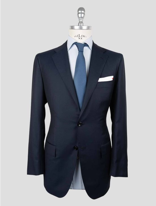 Kiton Dark Blue Wool 160's Suit 1