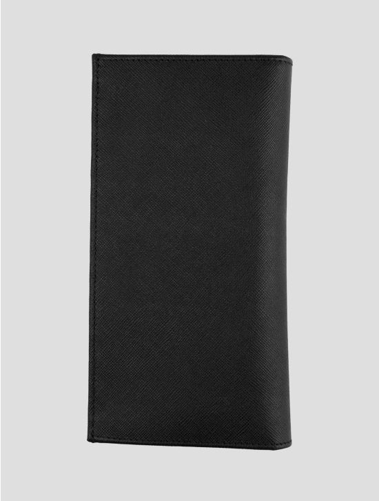 Kiton Black Leather Document Holder 2