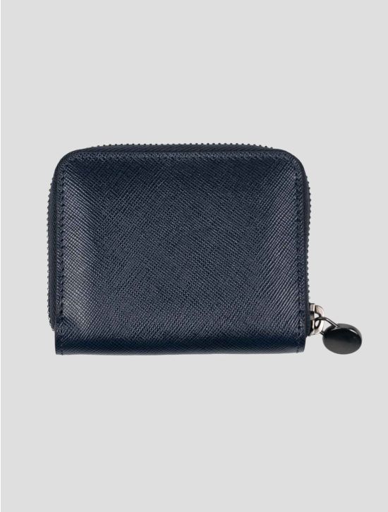 Kiton Blue Leather Wallet 2