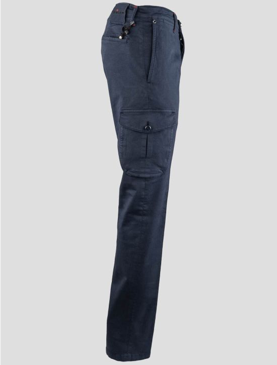 Kiton Blue Cotton Ea Cargo Pants 2