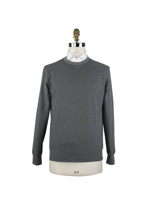 Marco Pescarolo Gray Lycra Cashmere Ea Sweater Crewneck 1