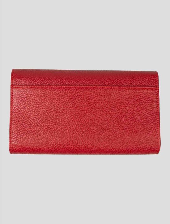 Isaia Red Leather Pochette 2