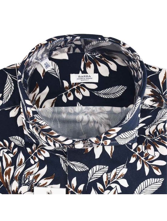 Barba Napoli Multicolor Viscose Shirt 2