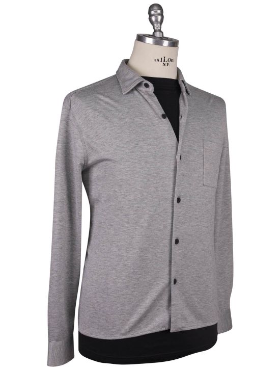 Kiton Knt Gray Viscose EA Overshirt 2