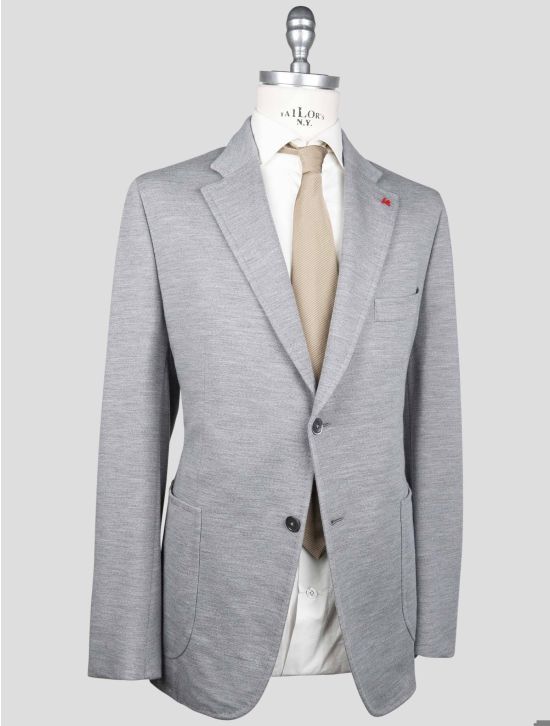 Isaia Gray Wool Pa Blazer 2