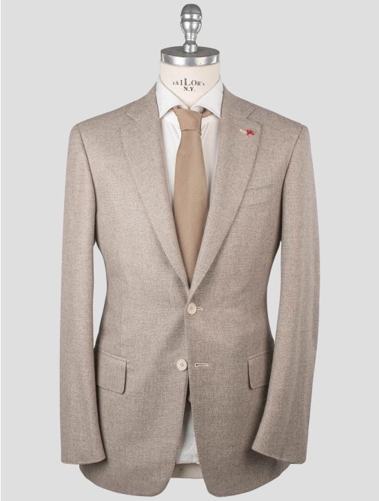 Isaia Gray Wool Cashmere Blazer 1