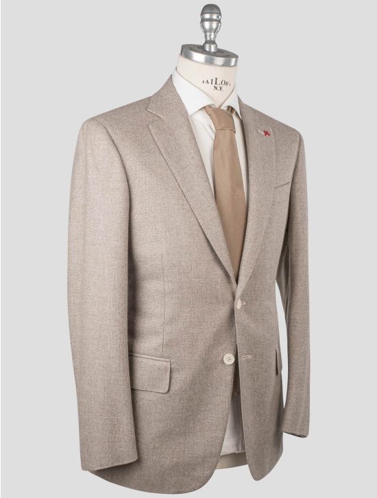 Isaia Gray Wool Cashmere Blazer 2