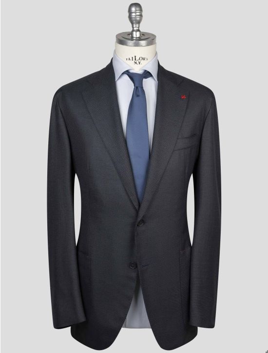 Isaia Blue Silk Wool Suit 1