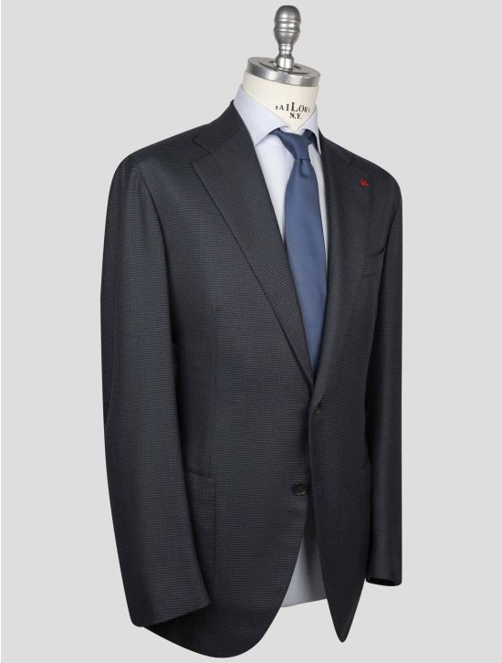Isaia Blue Silk Wool Suit 2