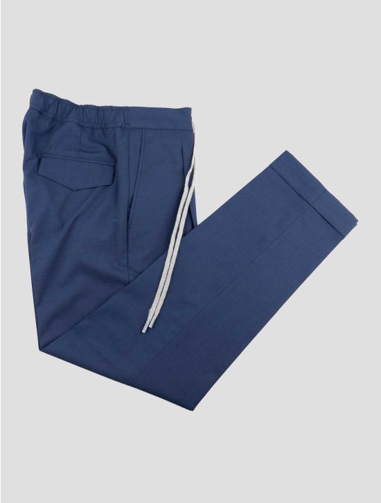 Barba Napoli Blue Pl Wool Ea Pants 1