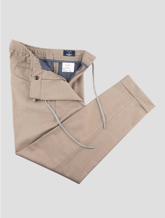 Barba Napoli Beige Pl Wool Ea Pants 2