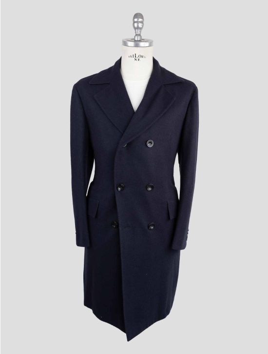 Kiton Blue Cashmere Overcoat 1