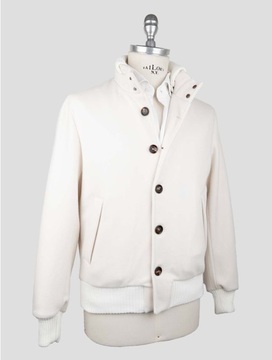 Kired White Pl Acrlic Wool Coat 2