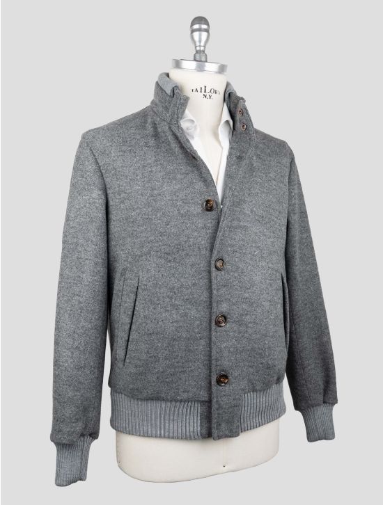 Kired Gray Pl Acrlic Wool Coat 2