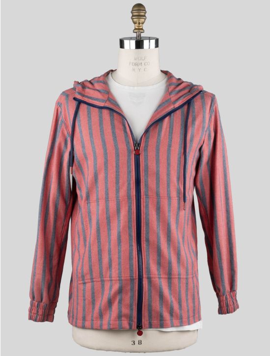 Kiton Pink Gray Cotton Sweatshirt Umbi 1