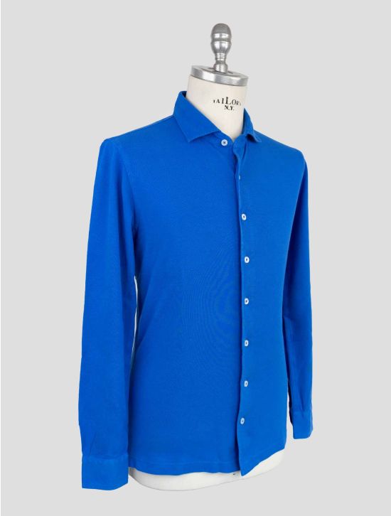 Gran Sasso Blue Cotton Shirt 2