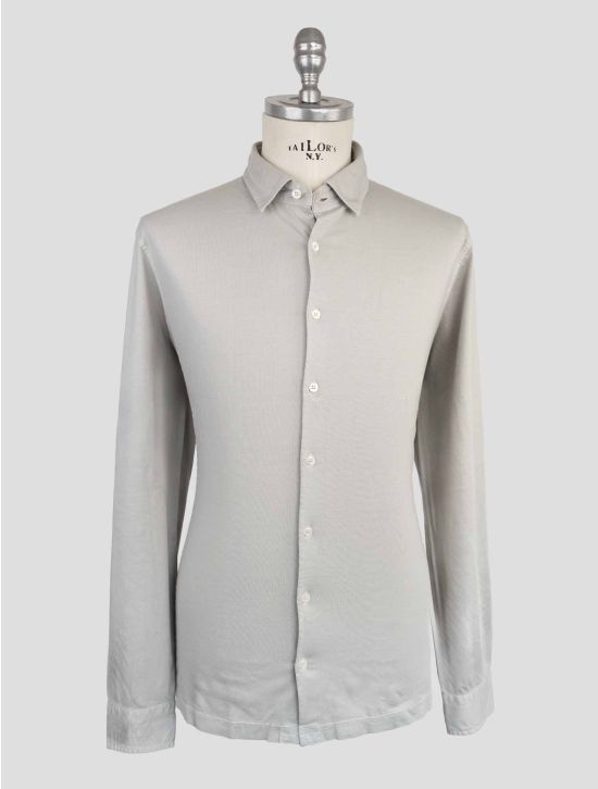 Gran Sasso Gray Cotton Shirt 1