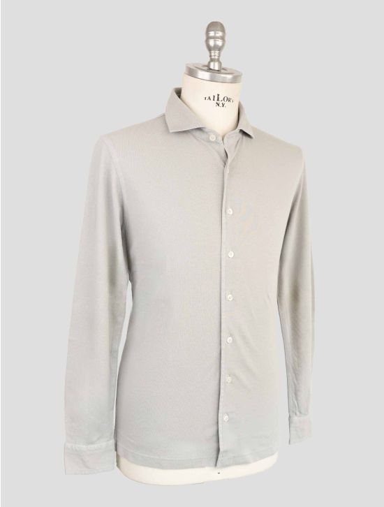 Gran Sasso Gray Cotton Shirt 2