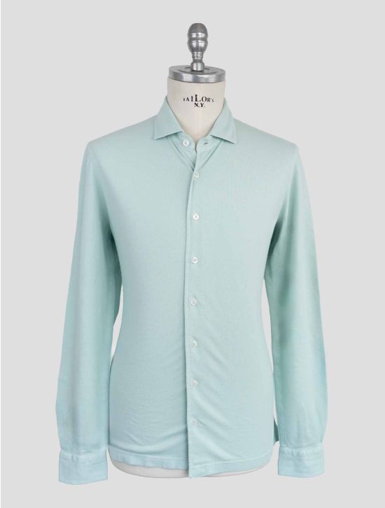 Gran Sasso Light Green Cotton Shirt 1